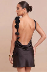 SATIN DRESS