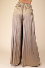 Load image into Gallery viewer, Pleats Pants With Elastic Waist
