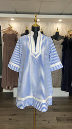 Load image into Gallery viewer, STRIPES MINI DRESS
