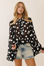 Load image into Gallery viewer, Polka Dots Tunic Dress
