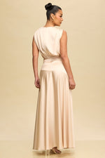 Load image into Gallery viewer, SATIN MAXI DRESS
