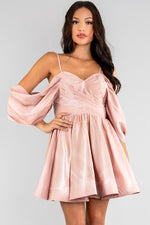 Load image into Gallery viewer, Dusty Pink Mini Dress
