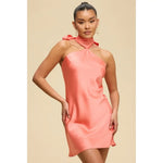 Load image into Gallery viewer, Satin Mini Dress

