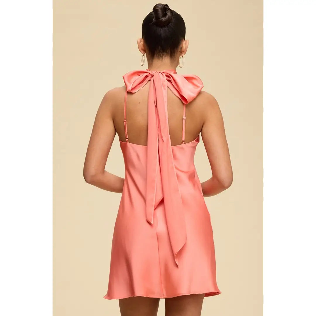 Satin Mini Dress