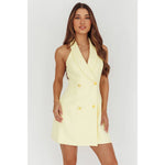Load image into Gallery viewer, Halter Blazer Dress
