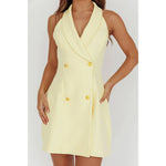 Load image into Gallery viewer, Halter Blazer Dress
