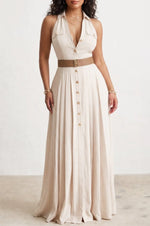 Load image into Gallery viewer, HALTER MAXI DRESS
