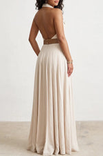 Load image into Gallery viewer, HALTER MAXI DRESS
