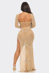 **SALE** RHINESTONE FORMAL DRESS