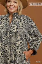 Load image into Gallery viewer, FLORAL PRINTED TIERED DRESS
