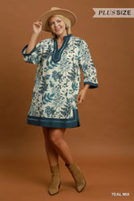 Load image into Gallery viewer, PRINTED MINI DRESS
