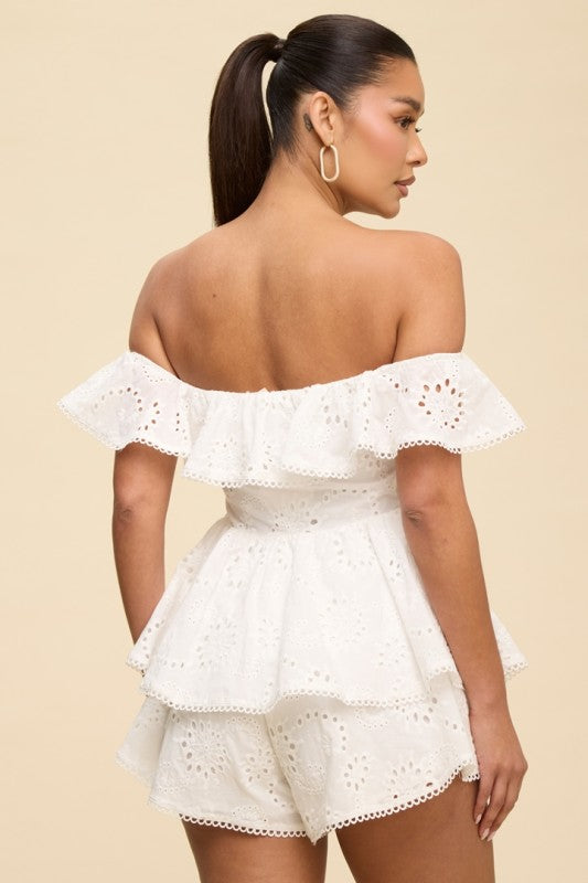 **SALE** EYELET ROMPER