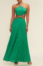 Load image into Gallery viewer, RING LINEN MAXI DRESS
