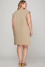 Load image into Gallery viewer, #5 Taupe Knit Dress
