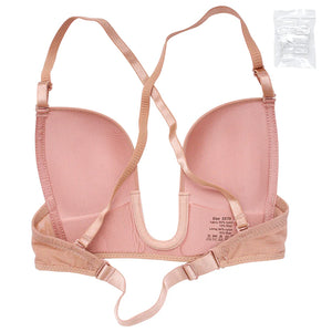 U-shaped Plunge Low Back Bra