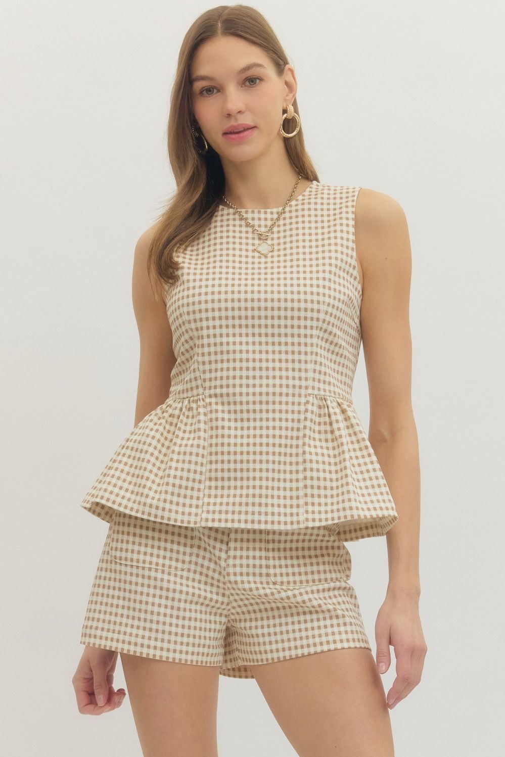 GINGHAM TOP