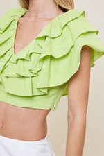 Load image into Gallery viewer, **SALE** RUFFLE TOP

