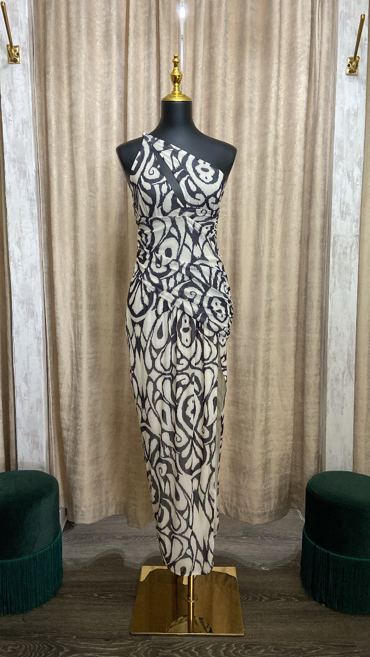**SALE** PRINTED MIDI DRESS