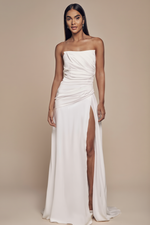 Load image into Gallery viewer, White Satin Dress
