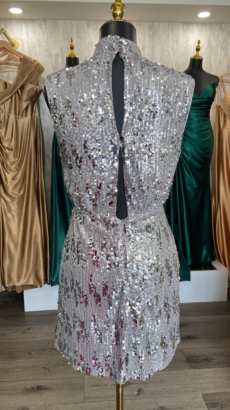 SEQUINS MINI DRESS