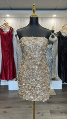 **SALE** SEQUINS MINI DRESS
