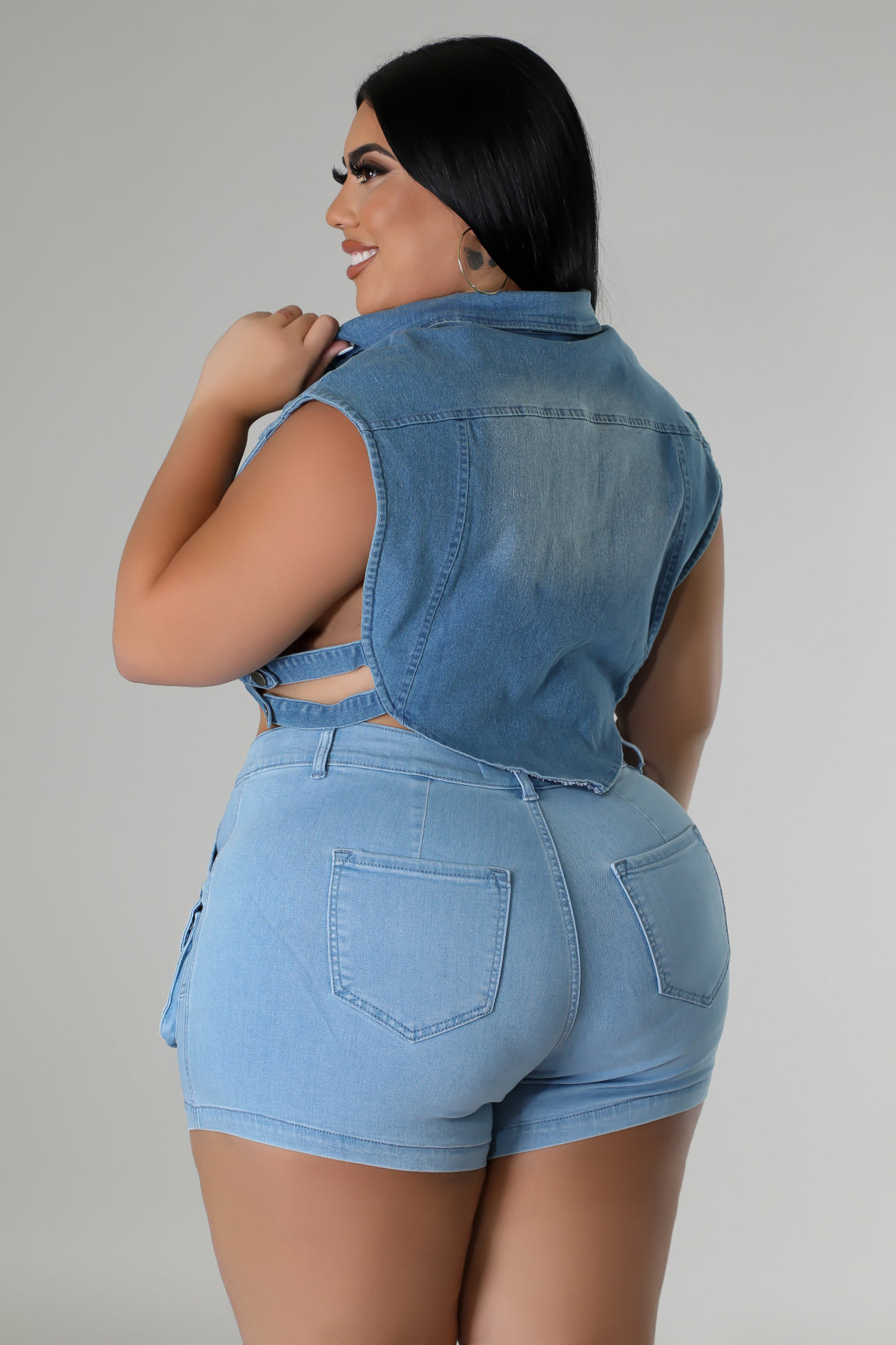 Denim Crop Top