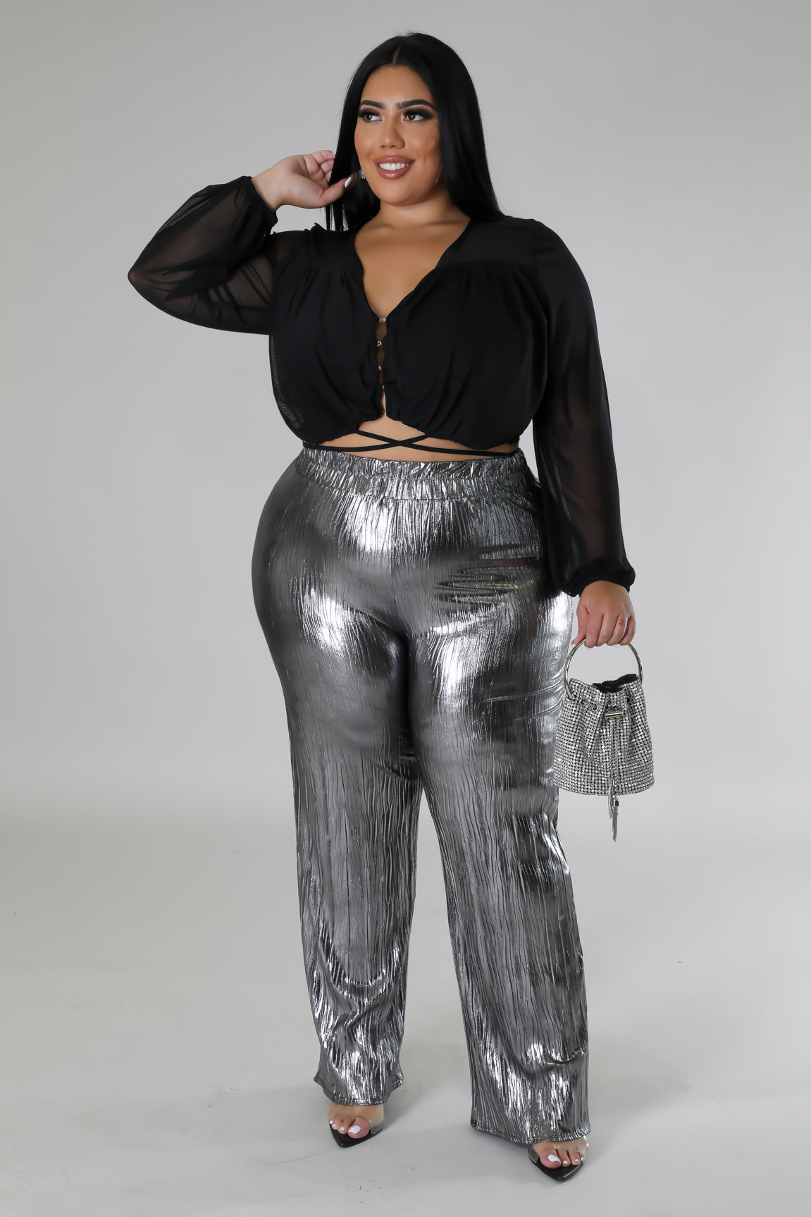 **SALE** Silver Pants