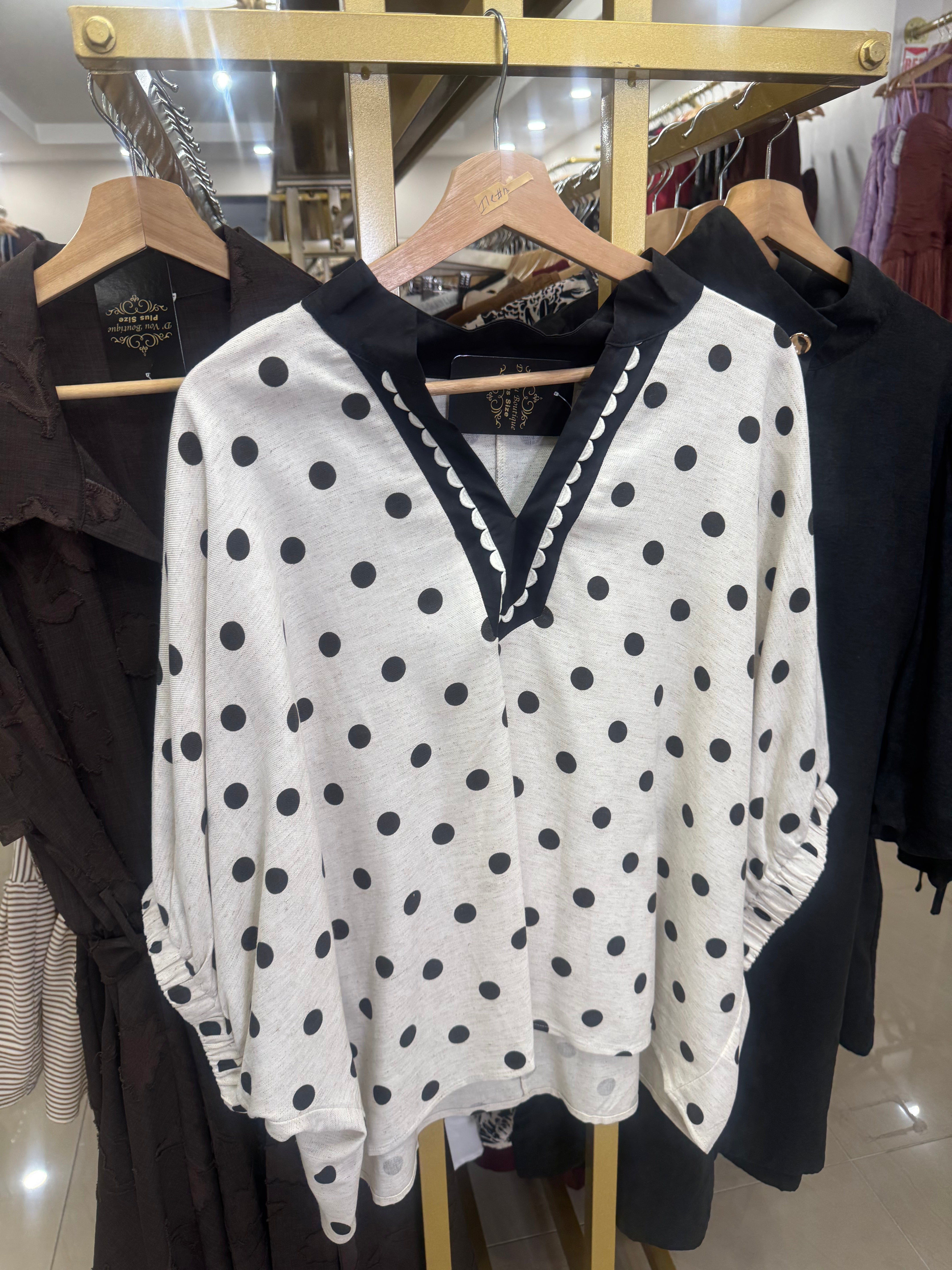 #13 Polka Dots Top
