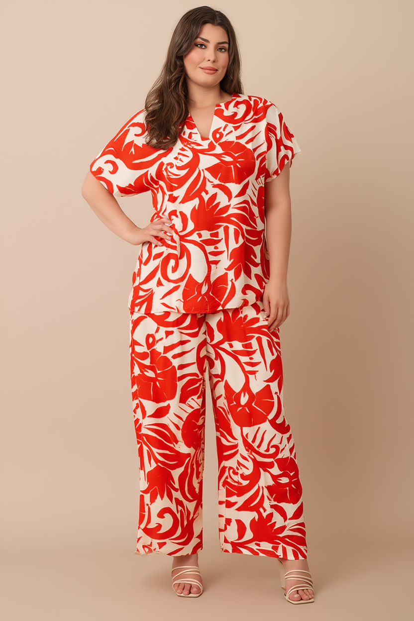 **SALE**  Printed 2-Piece Set