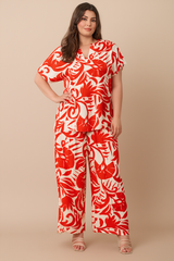 **SALE**  Printed 2-Piece Set
