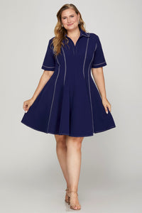 Navy Dress