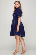 Load image into Gallery viewer, Navy Dress
