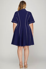 Load image into Gallery viewer, Navy Dress
