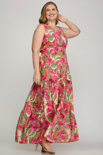 Load image into Gallery viewer, Printed Maxi Dress
