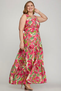 Printed Maxi Dress