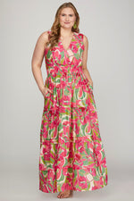 Load image into Gallery viewer, Printed Maxi Dress
