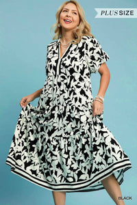 Floral Printed Midi Dress