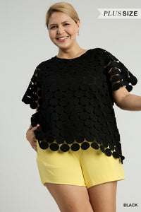 Polka Dot Lace Top