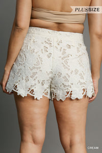 **SALE**Floral Lace Shorts