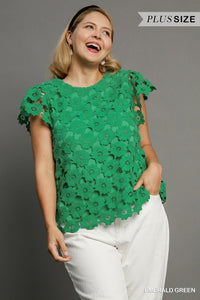 ••SALE•••Floral Lace Top