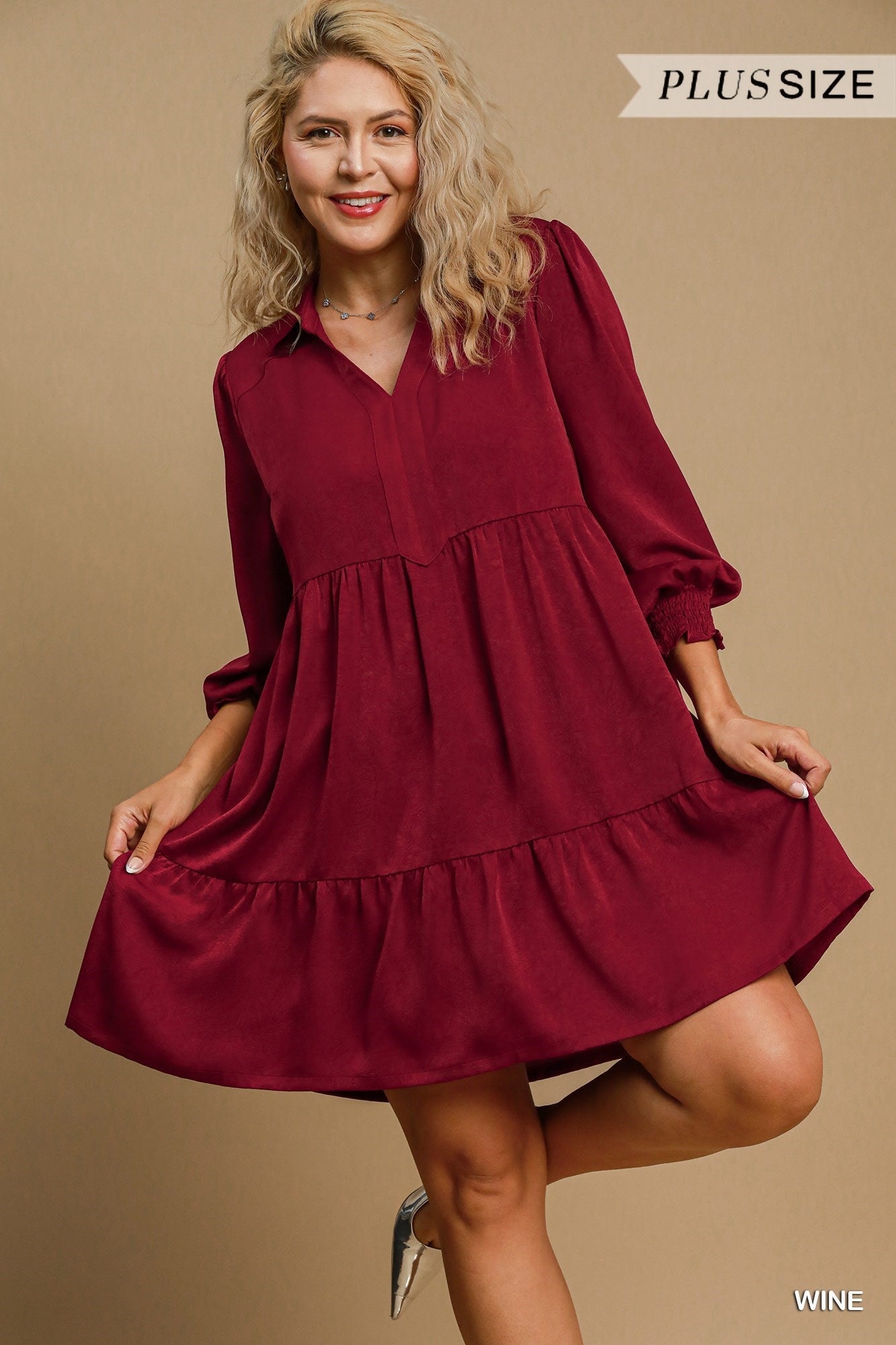 Satin Tunic Dress