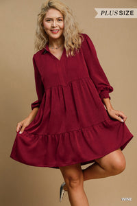 Satin Tunic Dress