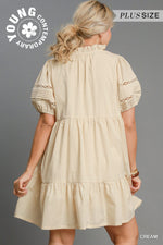 Load image into Gallery viewer, Cream Tunic Dress
