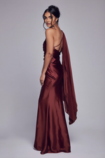 Load image into Gallery viewer, Satin Maxi Dress
