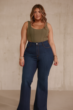 Load image into Gallery viewer, #27 High Waisted Flare Jeans
