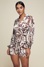 Load image into Gallery viewer, SATIN TOP &amp; SHORT SET
