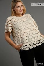 Load image into Gallery viewer, Polka Dot Lace Top
