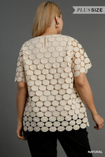 Load image into Gallery viewer, Polka Dot Lace Top
