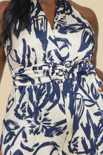 Load image into Gallery viewer, PRINTED HALTER JUMPSUIT
