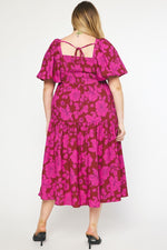 Load image into Gallery viewer, Printed Midi Dress
